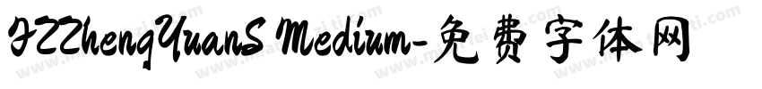 FZZhengYuanS Medium字体转换